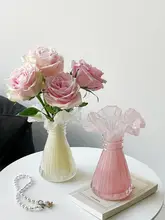 フレンチレース小 スカート ガラス 花瓶