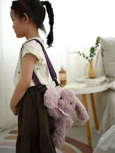アニメデザインの黒猫ショルダーバッグ【幼稚園用・ピンクウサギリュック・シャム猫デザイン】