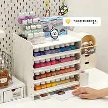 デスクトップ用 スポンジビーズ収納ボックス【DIY手工芸・多層引き出し式・収納ラック】