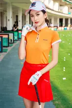 ゴルフスカート【防皺・透け防止・女性用・ウエストベルト付き】
