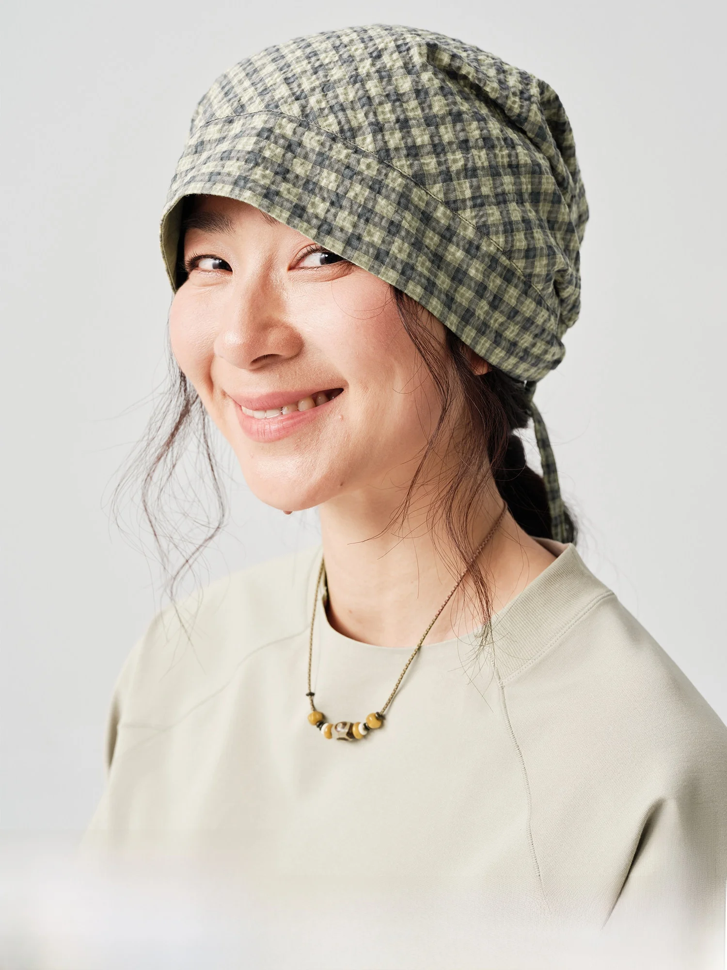40代の女性にぴったり？チェック柄コットンキャップの選び  方と実際の使い心地とは