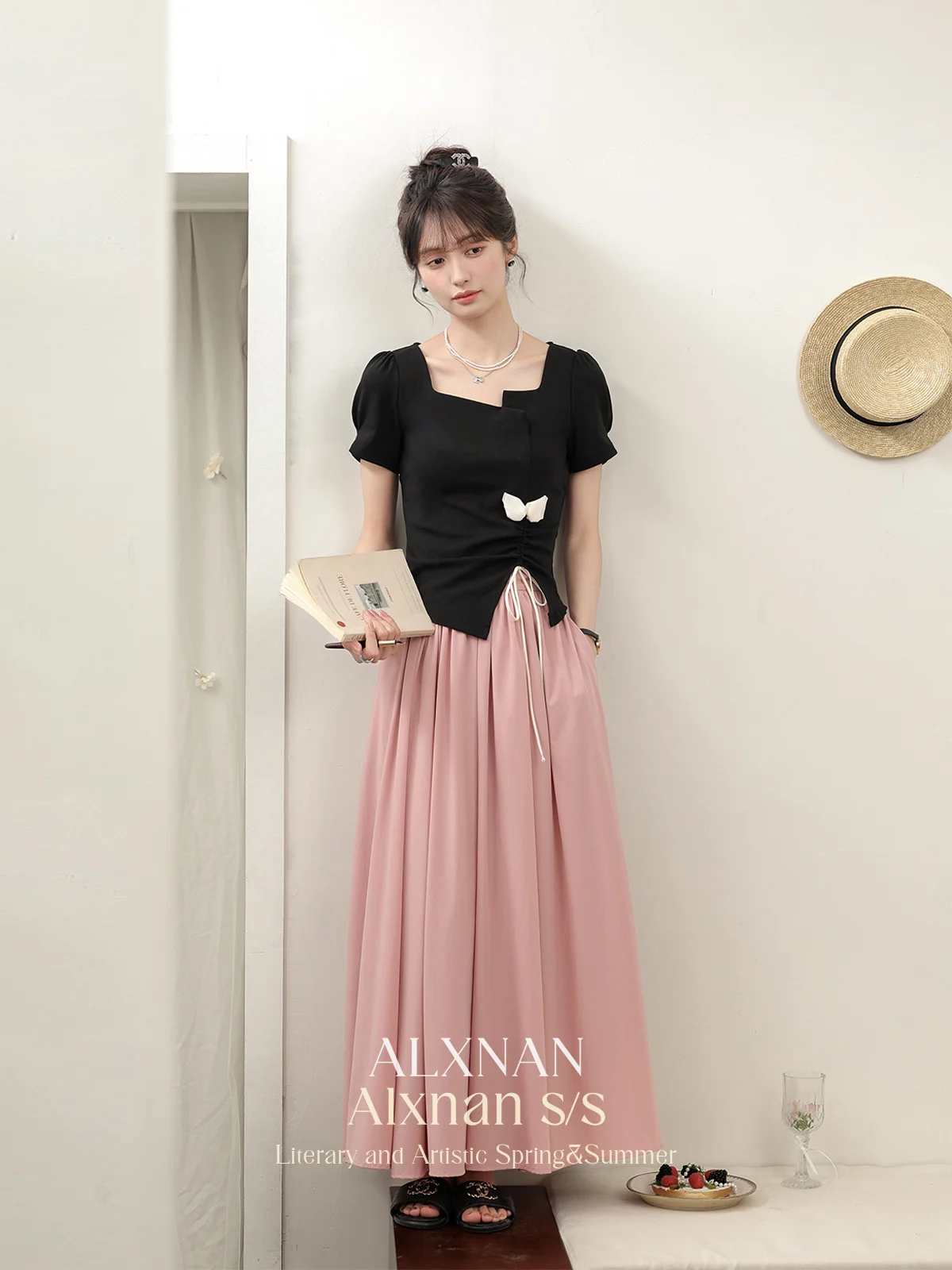 26度の服装：花柄デザインの通勤セットアップが秋の気温に最適な理由