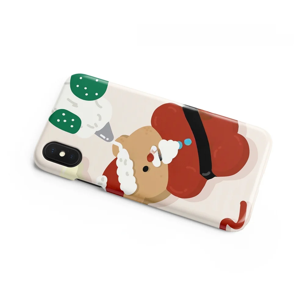 クリスマス限定 マフィンベア スマホケース：iPhone対応のインスタ風デザインと保護性能の実証