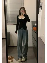 優雅なハイネックニットセーター【フィット感・長袖・小顔効果】（セットアップ対応）