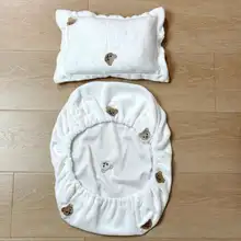 秋冬用保温フランネル刺繍ベッドカバー＆枕カバー【猫犬柄・極上の柔らかさ】（セットアップ対応）