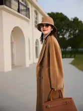 イタリア産アルパカウールコート【優れた保温性・クラシックデザイン】