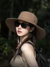 アウトドア用広つば帽子【男女兼用・日よけ・登山・ハイキング用】