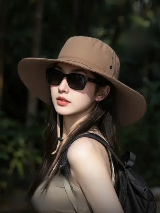アウトドア用広つば帽子【男女兼用・日よけ・登山・ハイキング用】