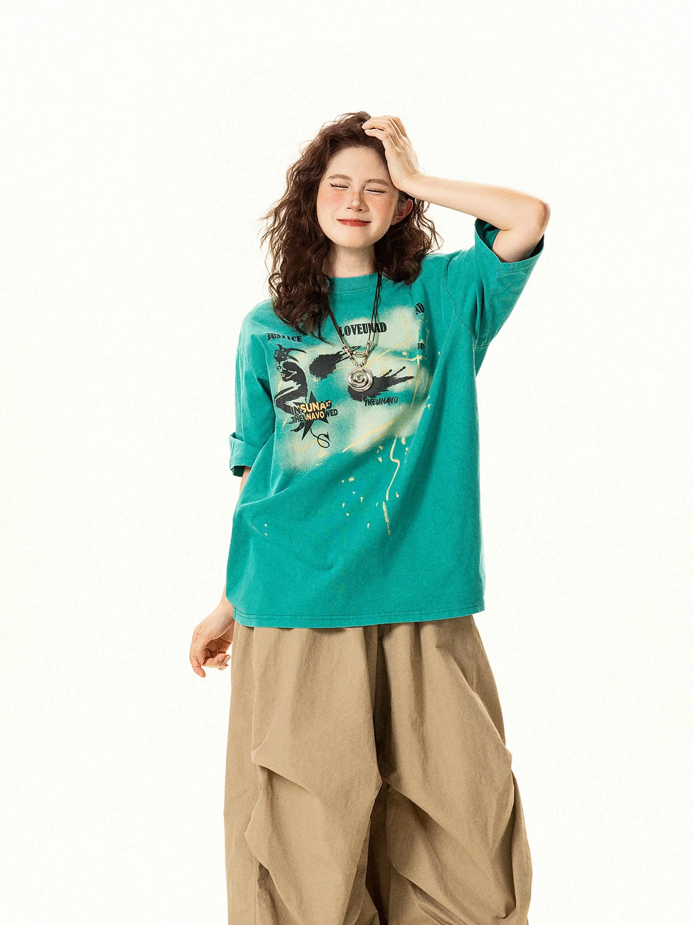 お祭り ロゴのデザイン例としてのレトロデザイン半袖Tシャツ