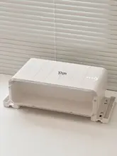 PCモニター台 引き出し付き 収納ラック フィギュアケース クリア デスクトップ 飾り棚 ディスプレイ インテリア