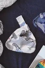 丸型 和風 夏用 ウエストバッグ【DIY素材キット・裁断不要・布製】