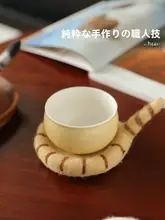 コースター かわいい子猫 家庭用 ウール フェルト 隔熱 装飾 誕生日プレゼント