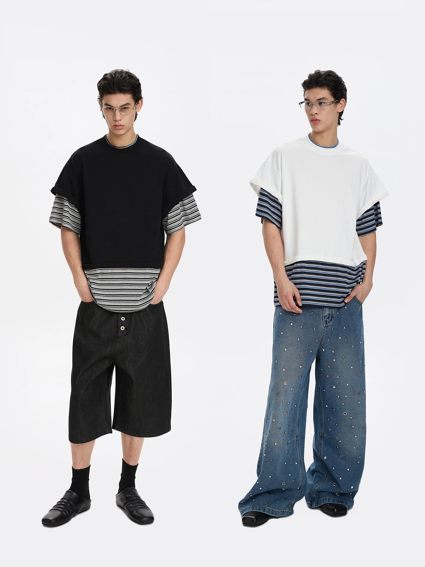 トーンアップするtシャツ重ね着コーデ メンズは、どうやって着こなすの？