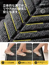防水入り口マット【滑り止め・吸水・家庭用・大サイズ】