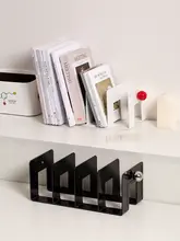 デスクトップ用アクリルブックスタンド【収納便利・高級感あるデザイン】