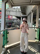 桜柄オフショルダーピンクTシャツ【フィット感・女性用】（セットアップ対応）