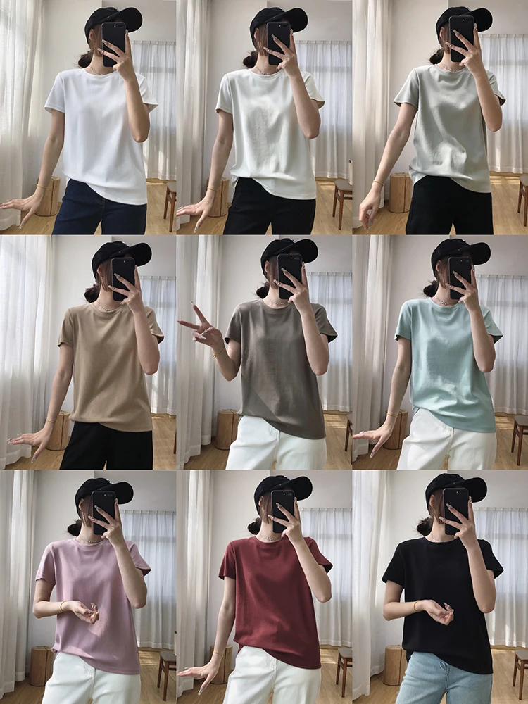 大人可愛い服 40代コーデ | 肌に優しい半袖Tシャツの特徴とカラーバリエーション