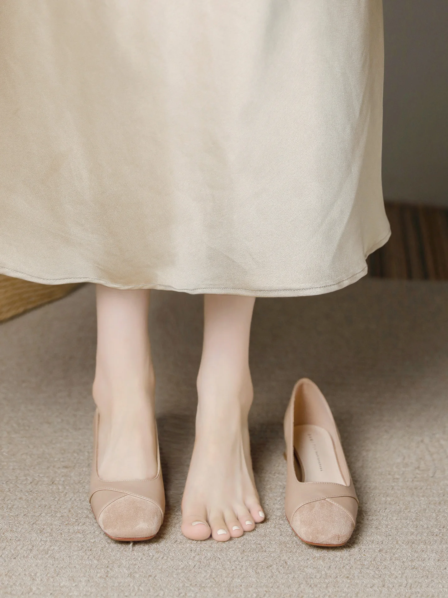 3センチヒールパンプスの履き心地と実用性：芭米缇のレトロデザインシンプルパンプスを検証