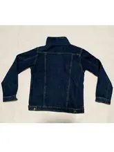 深い青の柔らかく快適なフィット感のデニムジャケット【春秋用・メンズ】