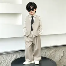 男の子用 春夏向けフォーマルウエア【小さなタキシード・イギリス風・演出用】（セットアップ対応）
