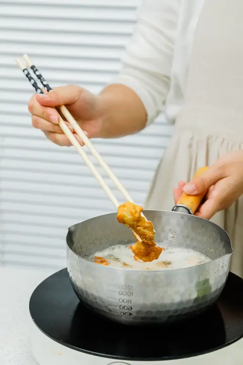 家庭用 長柄竹製調理箸【防滑・鍋料理・油もの用】