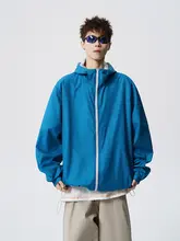 UPF50+リバーシブルフード付き防晒アウター【夏用・レトロデザイン・ゆったりフィット】