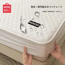 マットレスカバー フィッティングシーツ 防水 尿もれ防止 防ダニ ほこり防止 オールシーズン