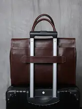 本革製 メンズビジネスバッグ【シンプルデザイン・柔らかい質感・パソコン収納対応】