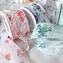 レーストリムリボン 【DIY用・手作り花束・ラッピング素材】（セットアップ対応）