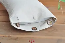 本原リネン製ソファ用クッションカバー【腰用・オフィス・車用・家庭用】