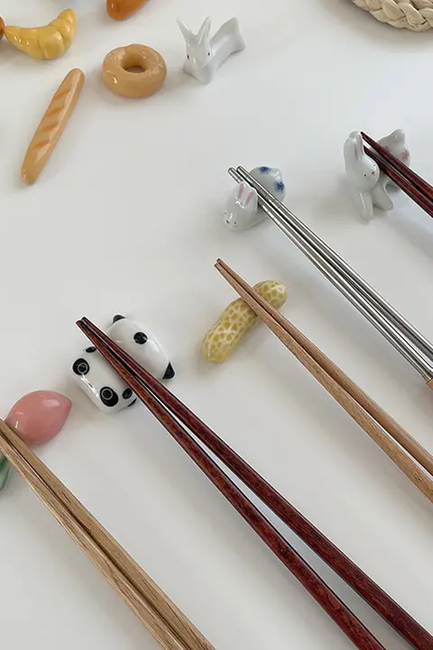 陶器製 おしゃれな箸置き【家庭用・可愛いデザイン・和風】