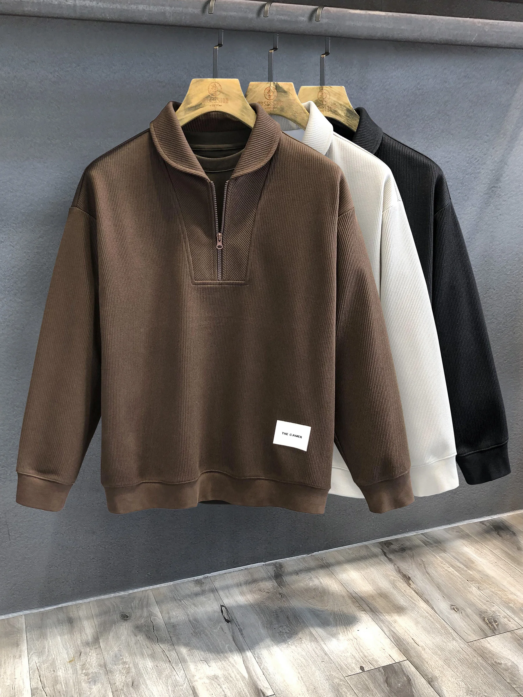春コーデ メンズ 完全ガイド｜ハーフジップスウェットシャツの選び方と着こなし術