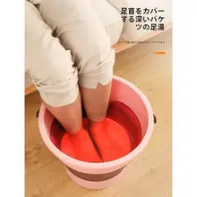 アウトドア ポータブル フィッシング バケツ 折りたたみ一体成型