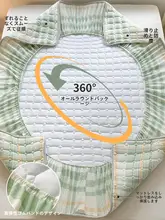 全棉水洗コットン製 厚手マットレス保護カバー【四季対応・シンプルデザイン】（セットアップ対応）