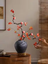 枯れ枝カキのフェイクフラワー【インテリア装飾用・リアルな造花】