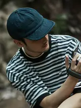 アウトドア用コットン製ダックビルキャップ【春夏用・ソフトブリム・男性用・キャンプスタイル】