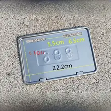 電動バイク用ナンバープレートフレーム【後部ナンバー支持・保護カバー・新国標対応】