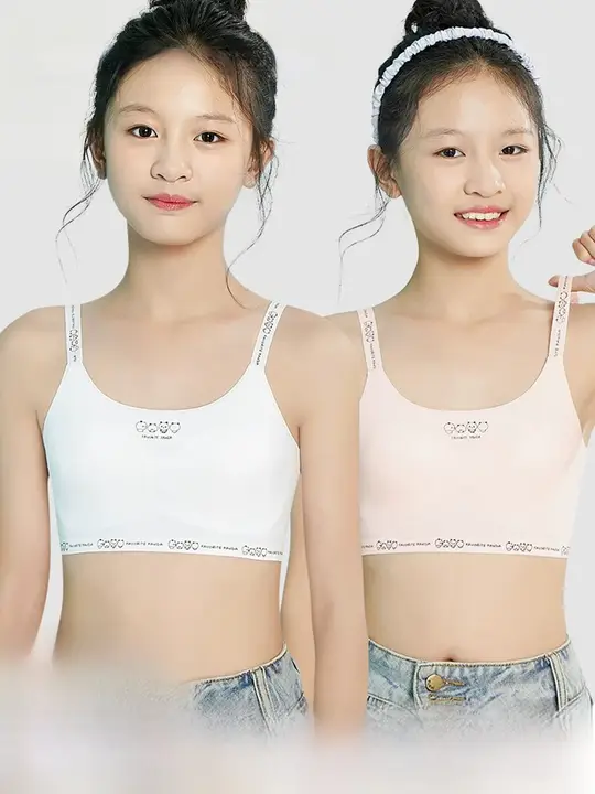 春用 薄手 女子ブラトップ【極上の柔らかさ・子供用・ティーン向け】（セットアップ対応）