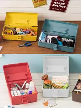 日本天馬製 プラスチック製手提げ収納ボックス【工具箱・画材箱・ジュエリーボックス・小物入れ】