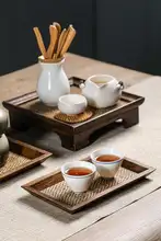 木製の小さなお茶盤【和風・実用的・禅スタイル】