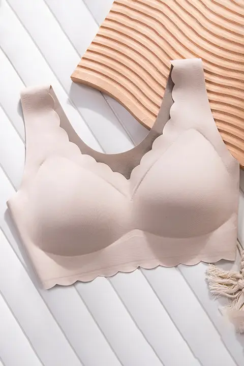 無縫デザインの女性用ブラトップ【夏用・背中スッキリ・フィット・高齢者向け】