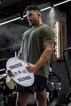 BD.POWER UP+ 極上の柔らかさ！速乾性のアメリカンスタイルフィットネスTシャツ【男性用・短袖・トレーニング対応】