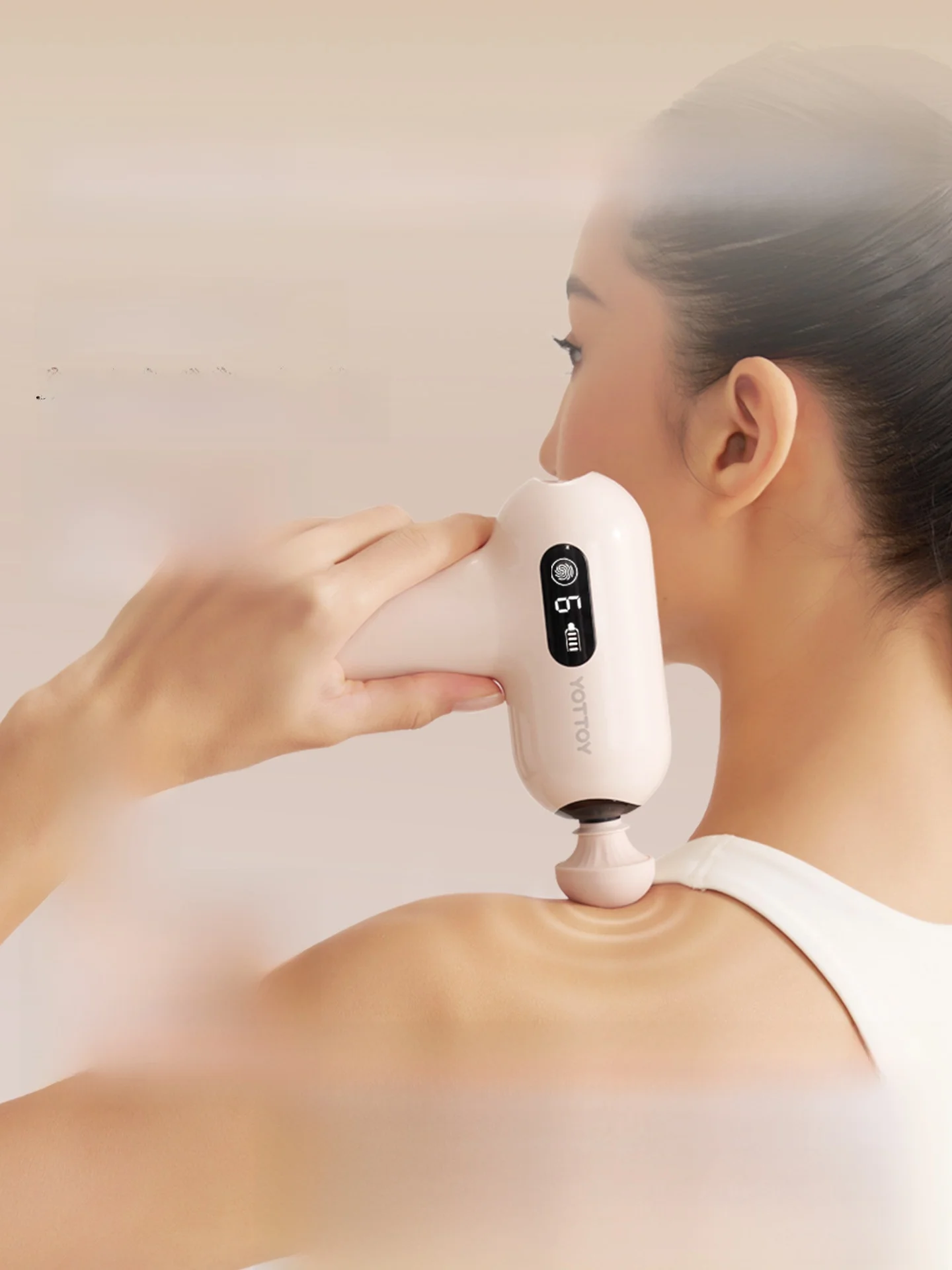 yottoy ミニ筋膜ガン 6ヘッドモデル：多機能で全身に適用可能なプロ仕様マッサージ器