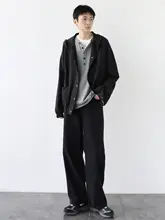フード付き薄手ジャケット【春秋用・ユニセックス・ベーシックデザイン】