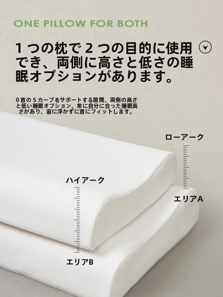 天然ラテックス枕：喘息をサポートする波浪型快眠設計