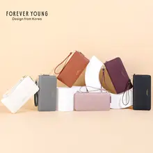 スタイリッシュな長財布【スマホ収納・防 scratch・レディース】