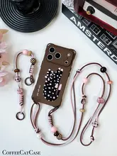 シンプルでおしゃれなスマホショルダーストラップ【調整可能・滑らかな紐・斜め掛け対応】