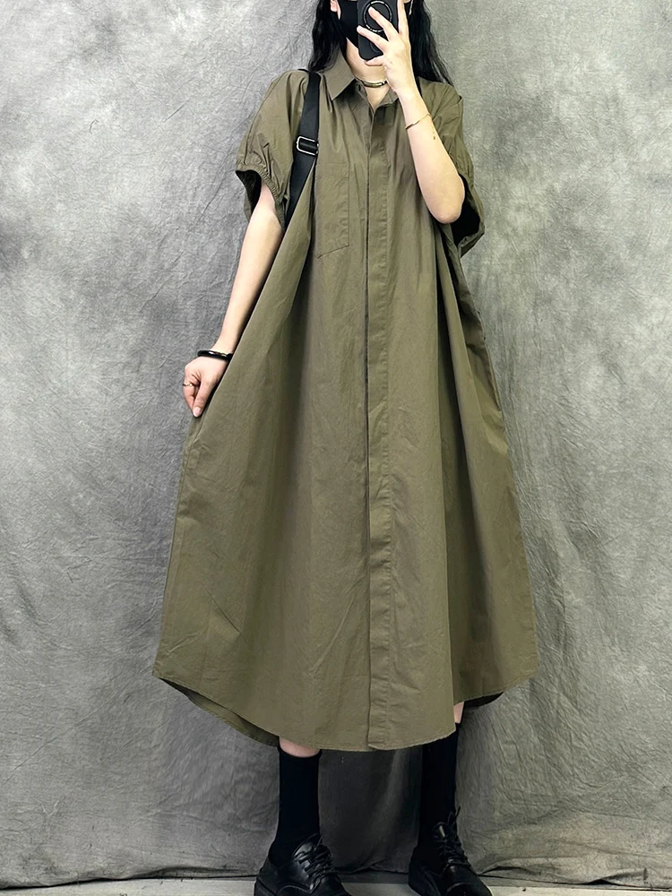 フィットのシャツワンピースはヴィンテージスタイルの夏用ウェアとしてサイズ選びにどう対応するか