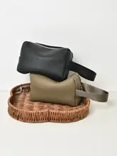 真皮製 手挽きマルチポーチ【携帯電話・化粧品・洗面用具収納対応】