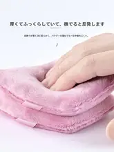 極上の柔らかさ 散粉パフ【均一に化粧を整える・長毛・ふかふかタイプ】